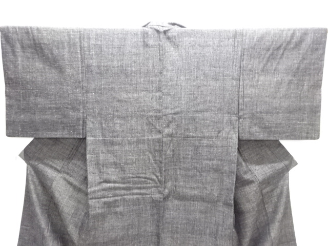  本場結城紬男物着物アンサンブル（杢）（キングサイズ）